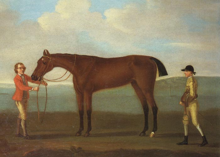 Francis Sartorius Molly Long Legs With Jockey and Groom